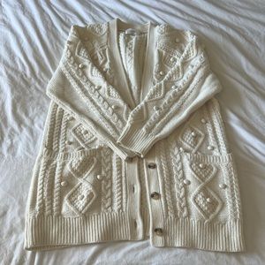 Aritzia Birch Wilfred Alps Cardigan size Large